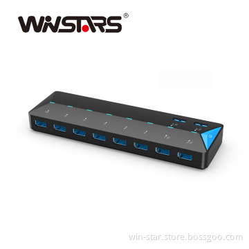 10 Port USB 3.0 Hub with 12V 4A power adapter